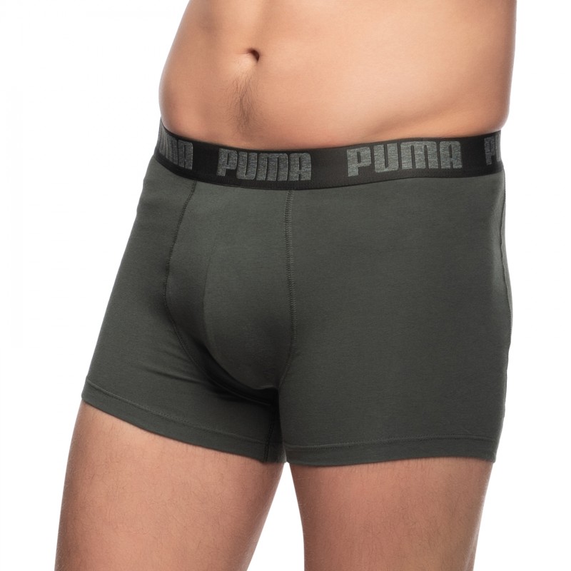 Boxerman_Herrenunterwäsche_Puma_2-er Set_Basic Boxer_Khakigrün