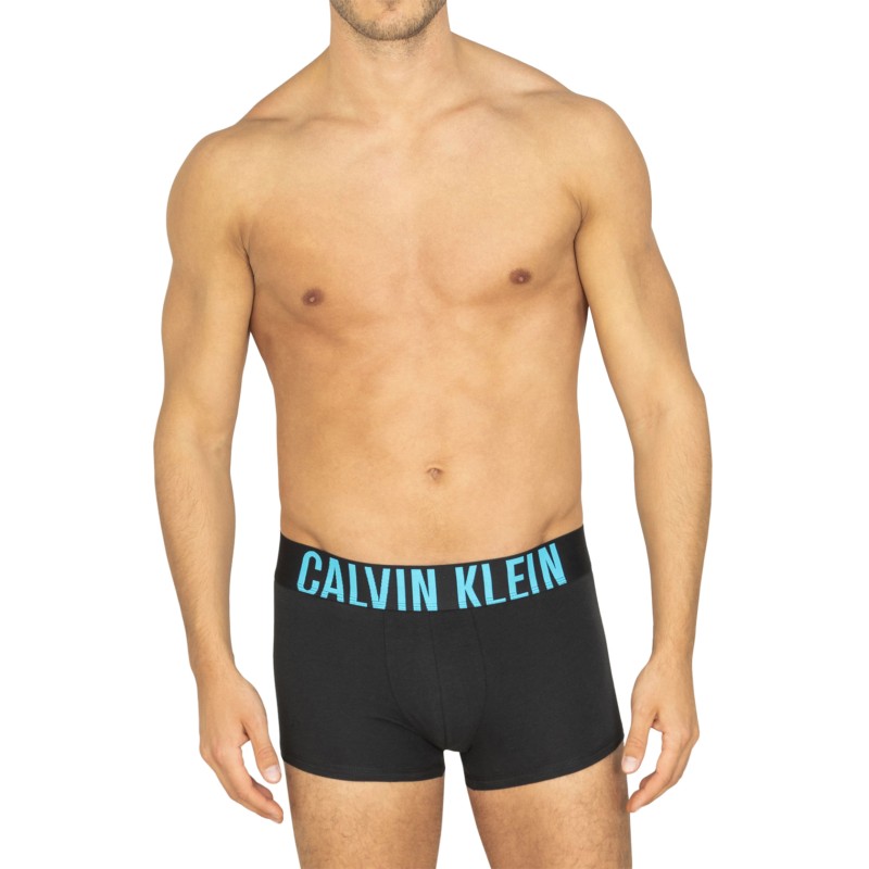 Calvin Klein 3-er Set Boxer Briefs Schwarz mit verschiedenfarbigem Webbund