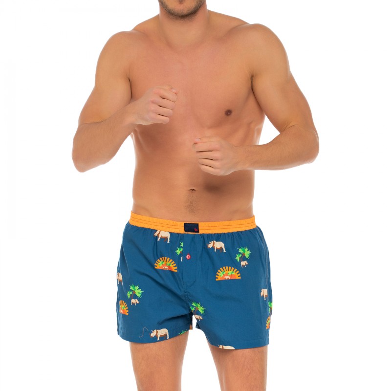 Boxerman_Herrenunterwäsche_Boxershorts_Unabux_Boxershorts_Rhino Sunset_Blau