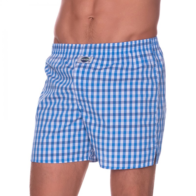Boxerman_Herrenunterwäsche_D.E.A.LInternational_Boxershorts_Blau_kariert