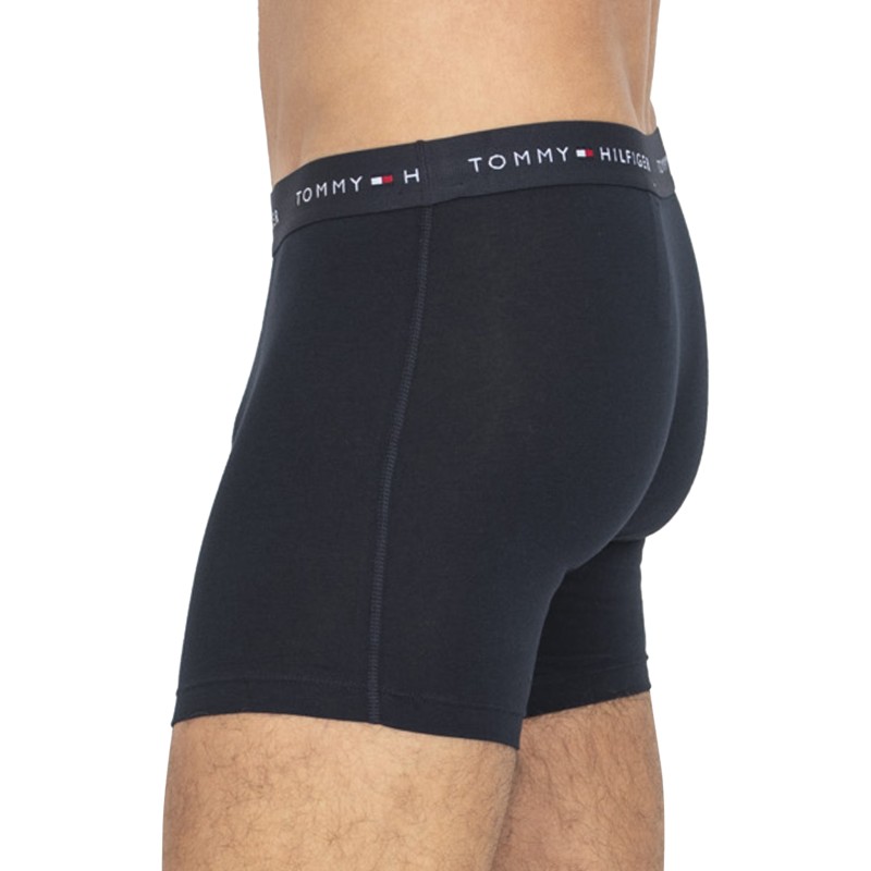 TommyHilfiger_3-erSet_Trunks_Blau_mitverschiedenfarbigemWebbund