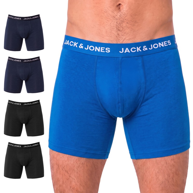 Jack & Jones 5-er Set Trunks Blau & Schwarz