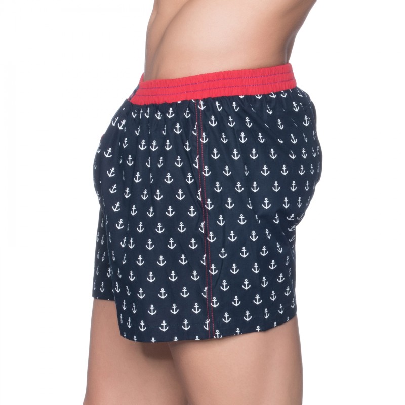 Unabux_Boxershorts_Dunkelblau_mitAnker-Motiv