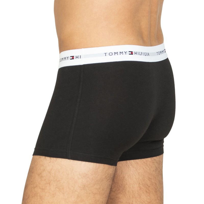 Tommy Hilfiger 3-er Set Trunks Blau, Grün & Schwarz mit Webbund