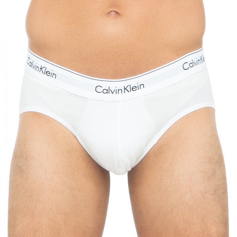 Boxerman_Herrenunterwäsche_Calvin Klein_3-er Set_Slips_Grau Weiß & Schwarz