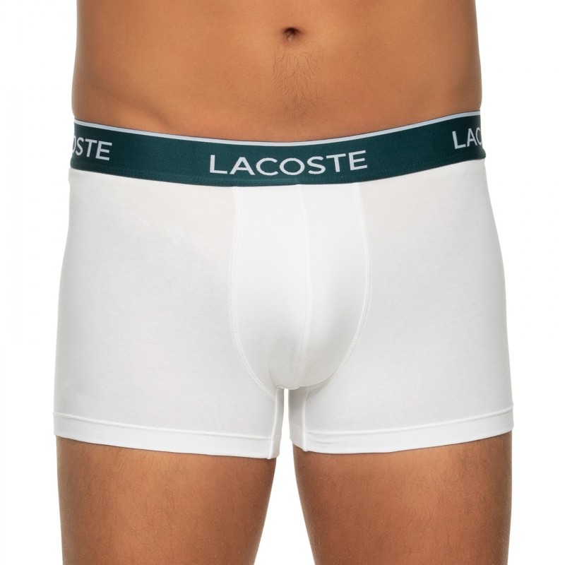 Boxerman_Herrenunterwäsche_Boxershorts_Lacoste_3-er Set_Trunks_Weiß