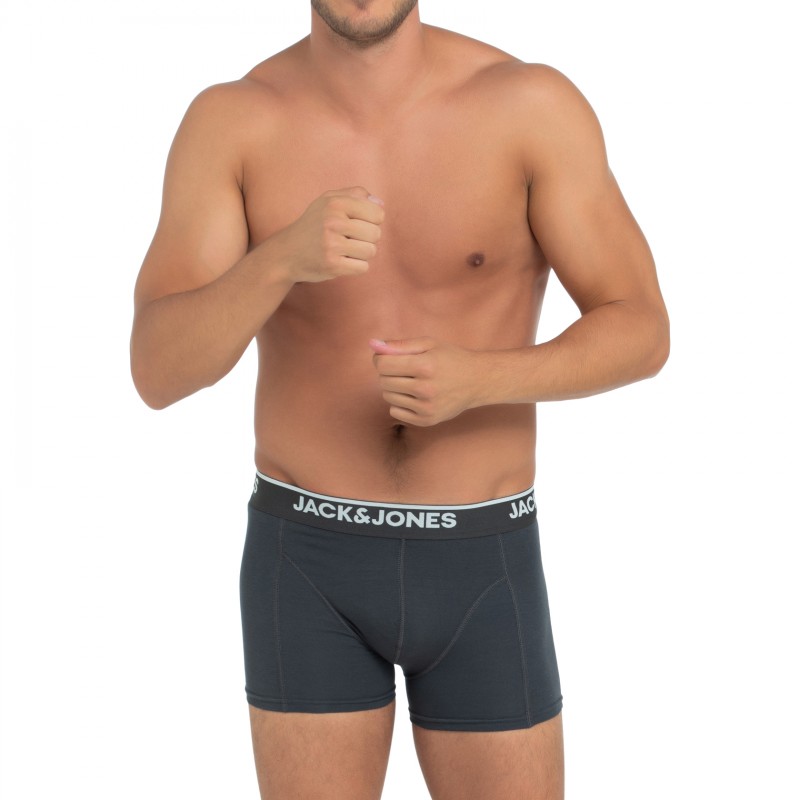 Jack & Jones_3-er Set_Trunks_Grün & Anthrazit