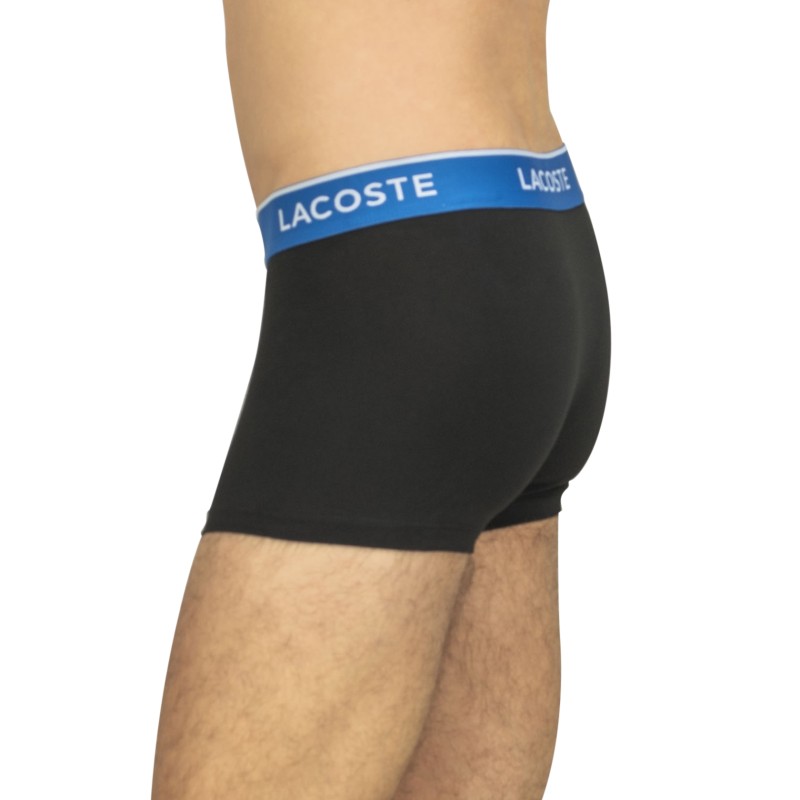 Lacoste_3-erSet_Trunks_Schwarz_mitverschiedenfarbigemWebbund