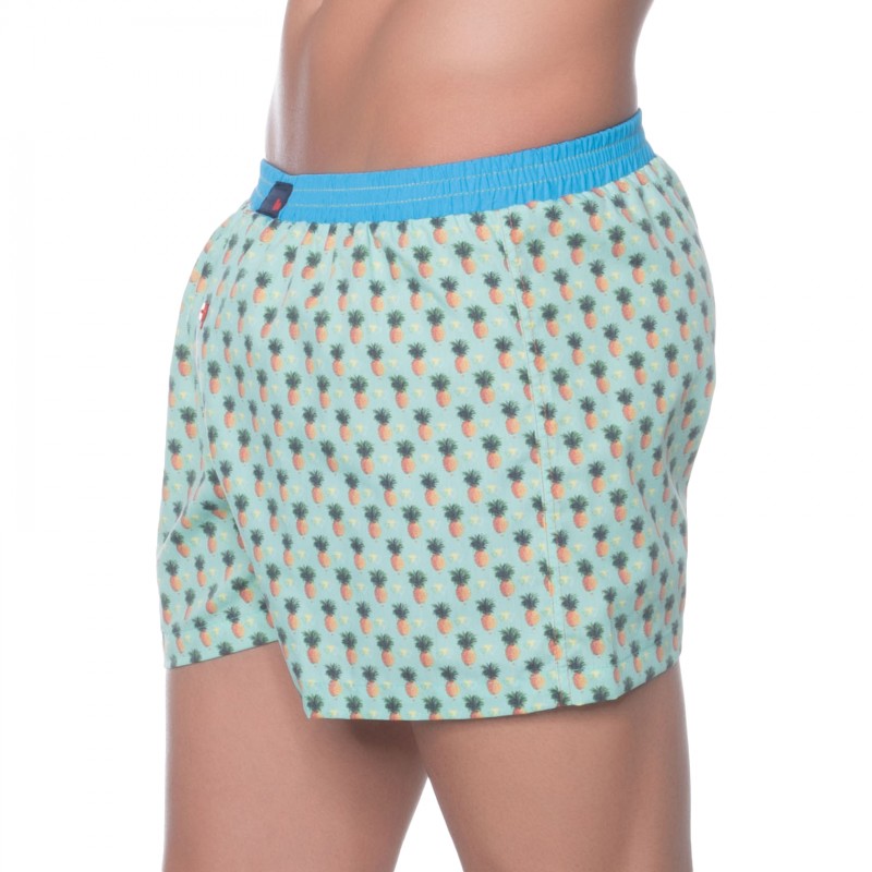 Unabux_Boxershorts_Grün_AnanasPrint