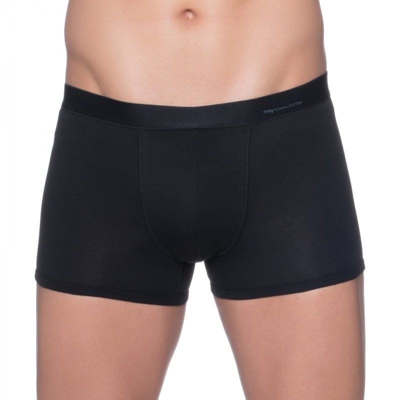 Mey Casual Cotton Boxer Briefs Schwarz