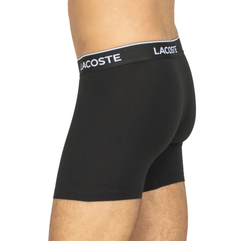 Lacoste 3-er Set Boxer Briefs Schwarz mit Webbund