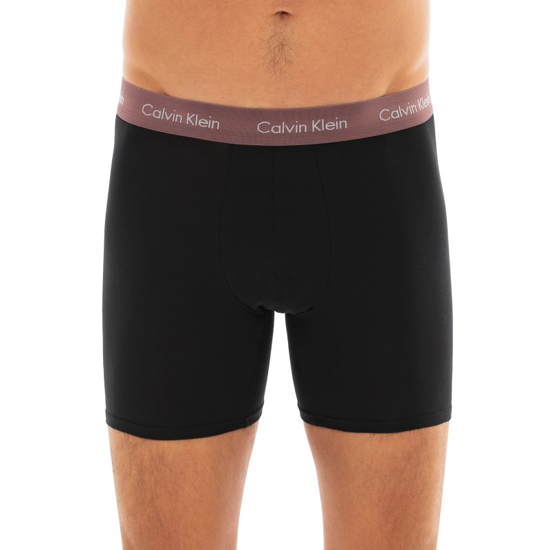 CalvinKlein_3-erSet_BoxerBriefs_Schwarz_verschiedenfarbigerWebbund