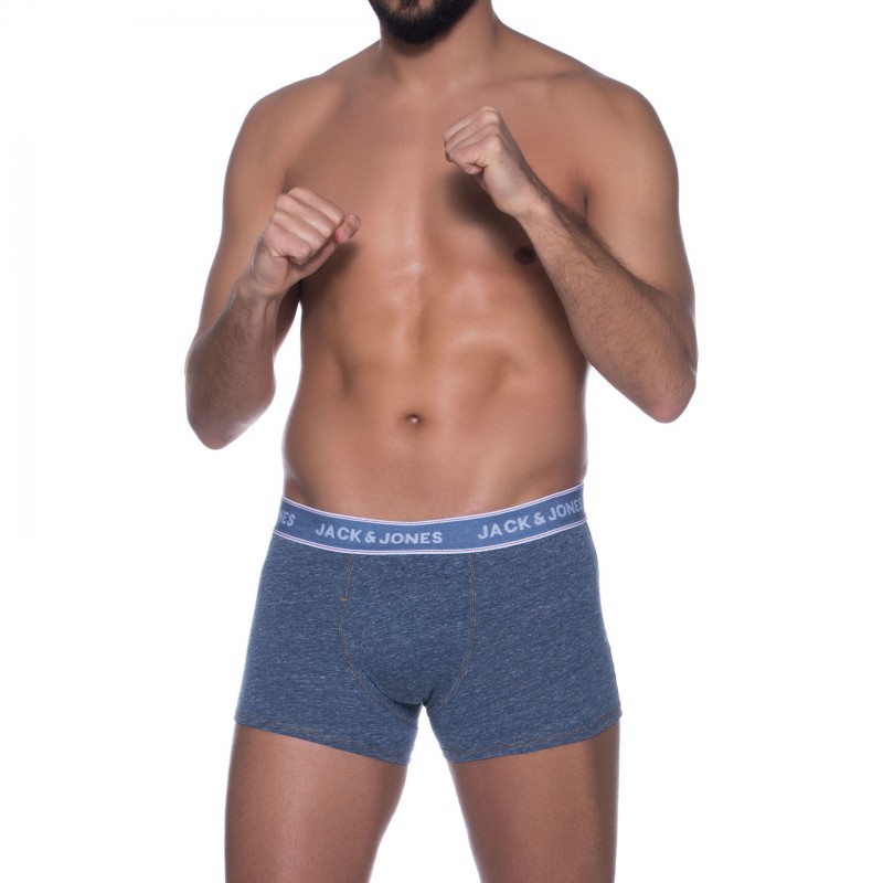 Jack&Jones_3-erSet_Trunks_Dunkelgrau&Blau_Meliert