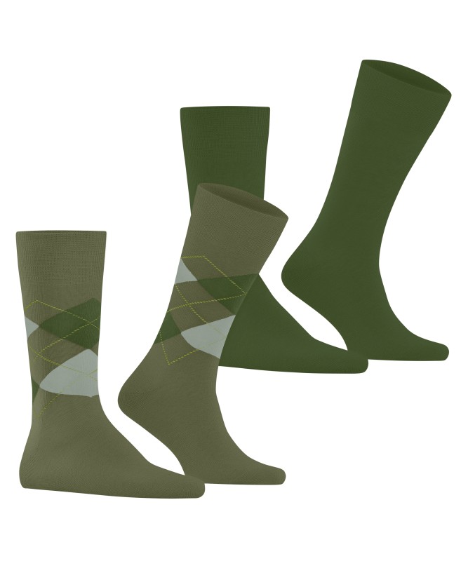 Burlington_2erSet_Socke_Grün