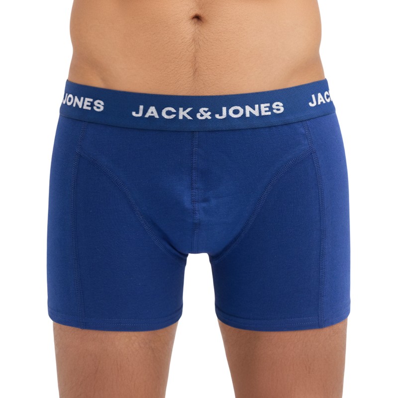 Jack & Jones 5-er Set Trunks Blau verschiedene Muster