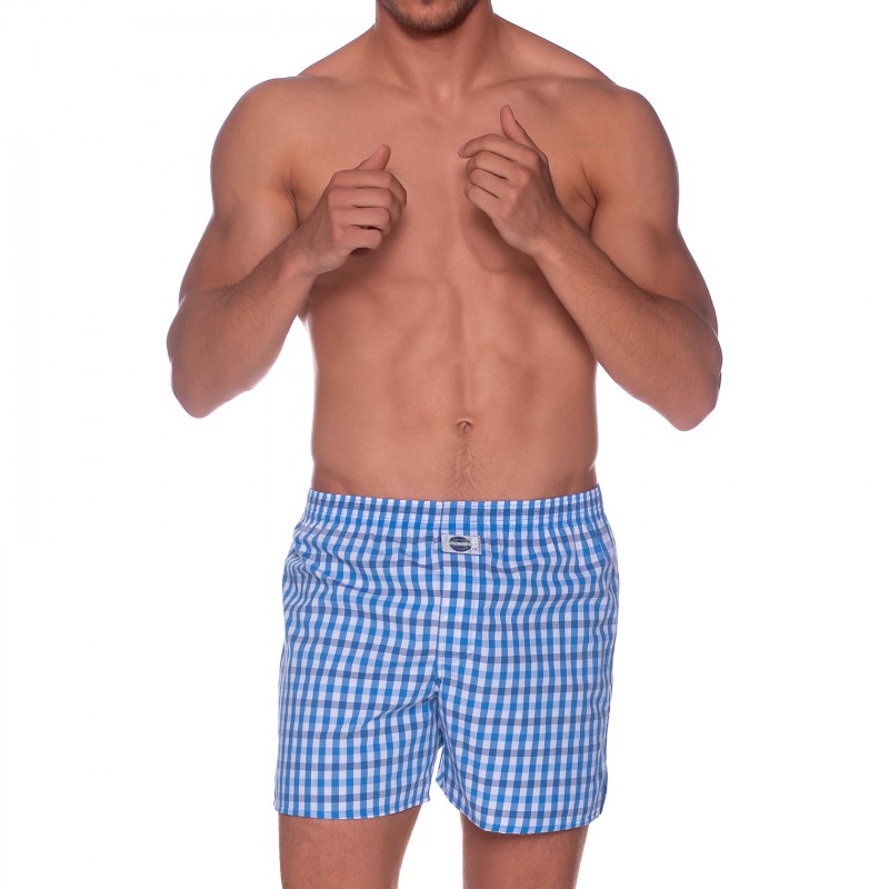 Boxerman_Herrenunterwäsche_D.E.A.LInternational_Boxershorts_Blau_kariert