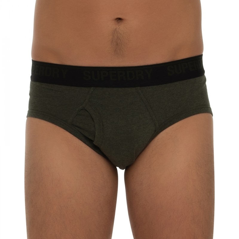 Boxerman_Herrenunterwäsche_Superdry_3-er Set_Slips_Grau