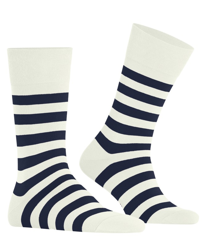 Falke_Socken_MappdLine_Weiß_Blau