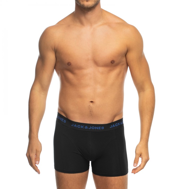 Jack&Jones_5-erSet_Trunks_Schwarz_mitverschiedenfarbigemWebbund
