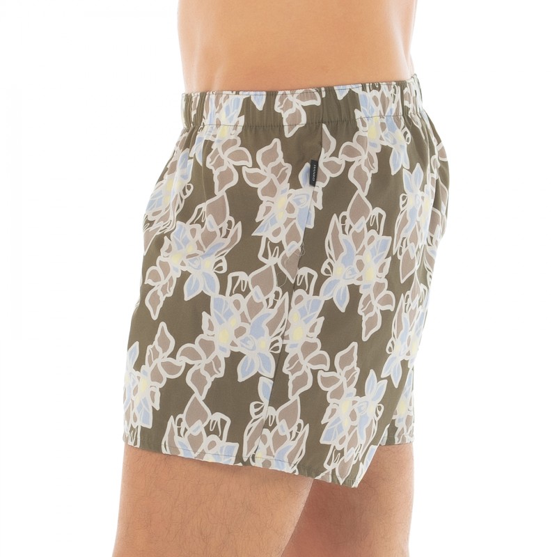 Hanro_Boxershorts_Khaki_mitMotiv