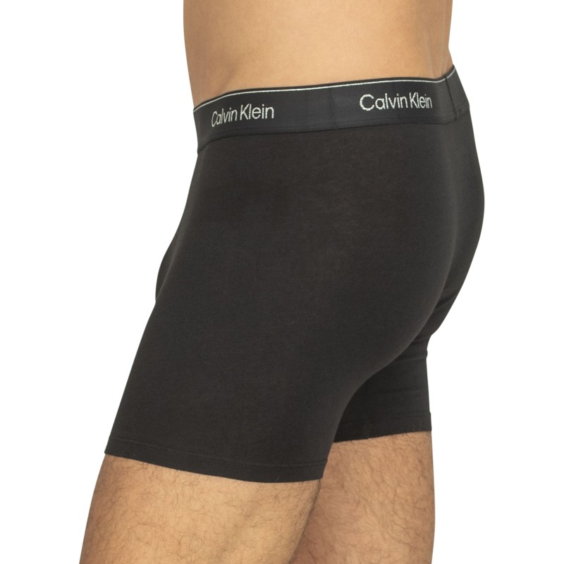 CalvinKlein_3-erSet_BoxerBriefs_Schwarz_mitverschiedenfarbigemWebbund