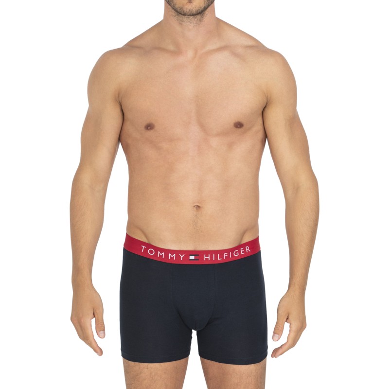 TommyHilfiger_3-erSet_Trunks_Blau_mitverschiedenfarbigemWebbund