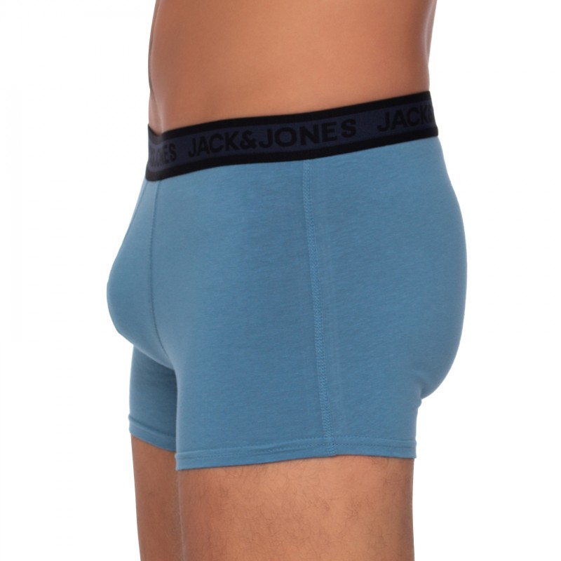 Boxerman_Herrenunterwäsche_Boxershorts_Jack & Jones_Set_Trunks_Schwarz, Blau & Motiv