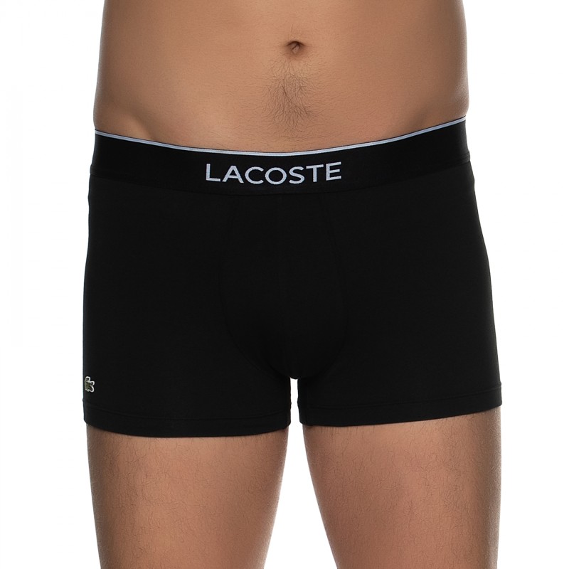 Boxerman_Herrenunterwäsche_Boxershorts_Lacoste_3-er Set_Trunks_Grau & Schwarz