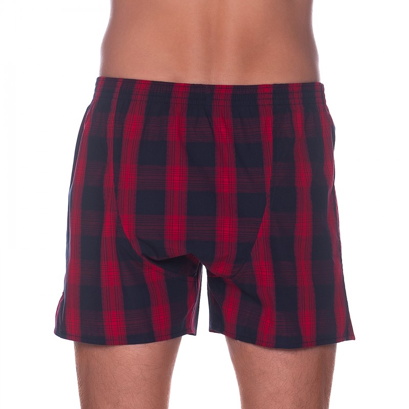Boxerman_Herrenunterwäsche_D.E.A.LInternational_Boxershorts_Rot_kariert
