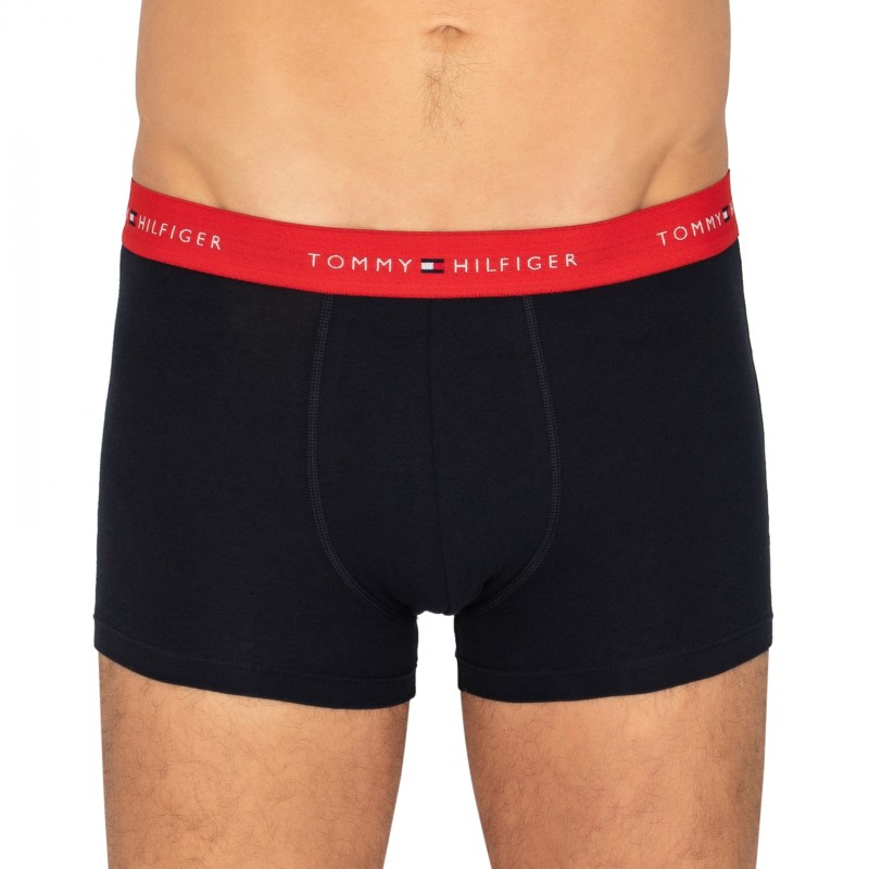 TommyHilfiger_5-erSet_Trunks_Schwarz_mitverschiedenfarbigemWebbund
