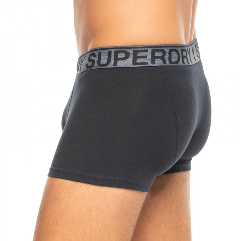 Superdry_3-erSet_Trunks_Blau