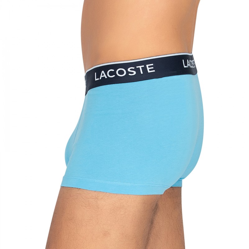 Lacoste_3-erSet_Trunks_Blau&Grün