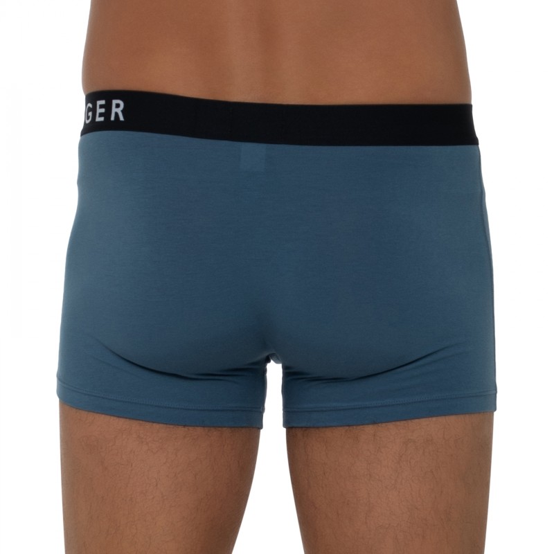 Boxerman_Herrenunterwäsche_Boxershorts_Tommy Hilfiger_3-er Set_Trunks_Schwarz Mintgrün Blau