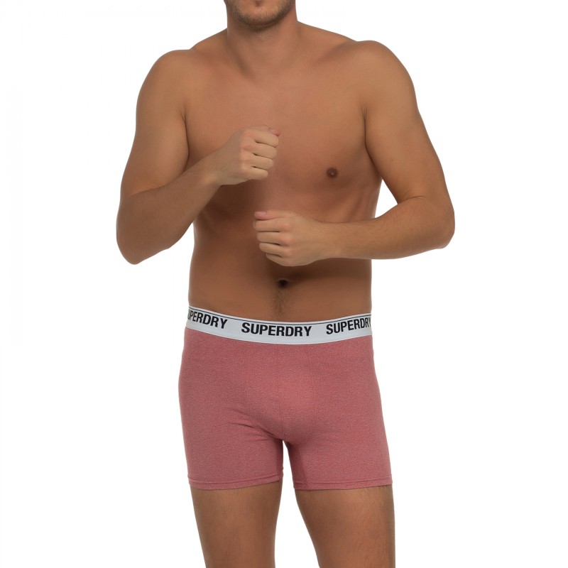 Boxerman_Herrenunterwäsche_Boxershorts_Superdry_2-er Set_Sport Boxer_Rot