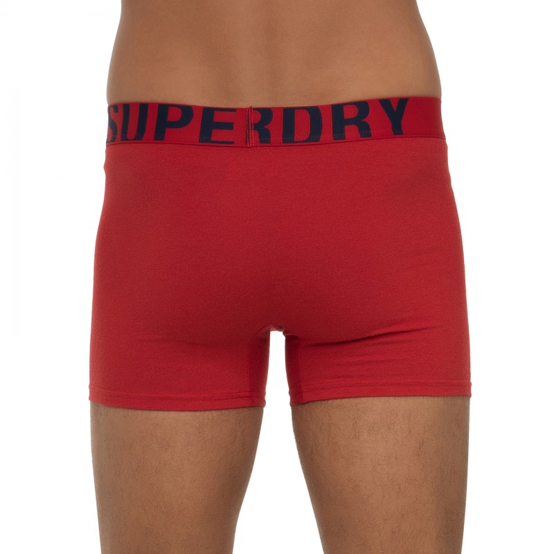 Boxerman_Herrenunterwäsche_Boxershorts_Superdry_2-er Set_Boxer Briefs_Rot & Schwarz