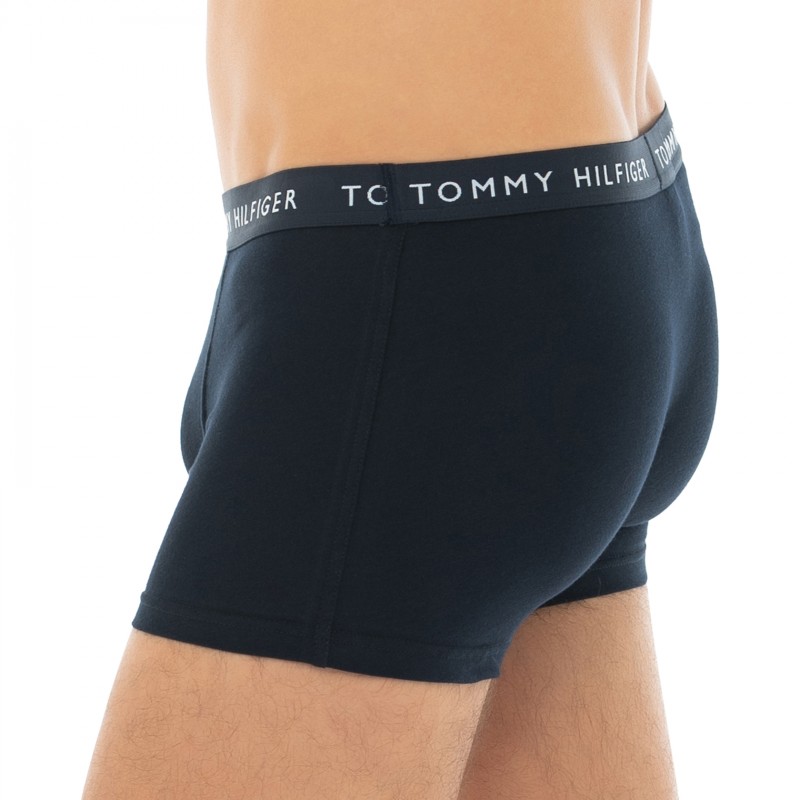 TommyHilfiger_3-erSet_Trunks_Dunkelblau_mitverschiedenfarbigemWebbund
