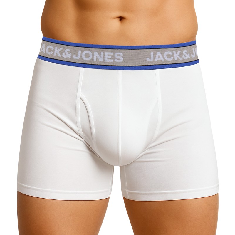 Jack & Jones_3-er Set_Trunks_Schwarz_Blau_Weiß