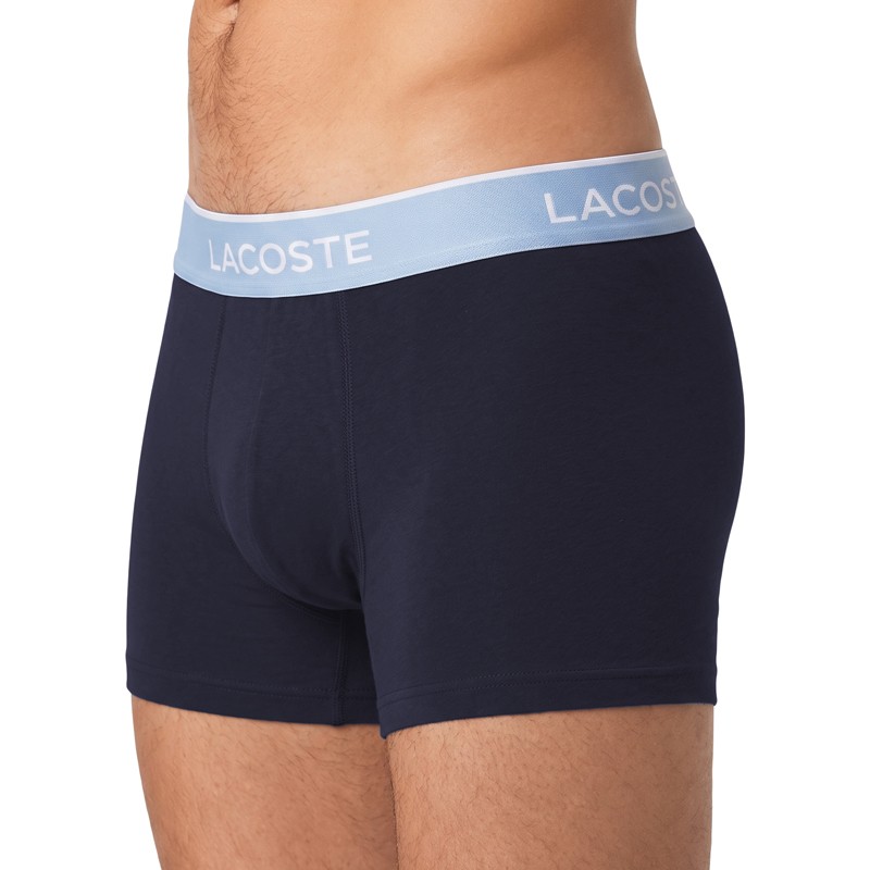 Lacoste_3-erSet_Trunks_Blau_mitverschiedenfarbigemWebbund