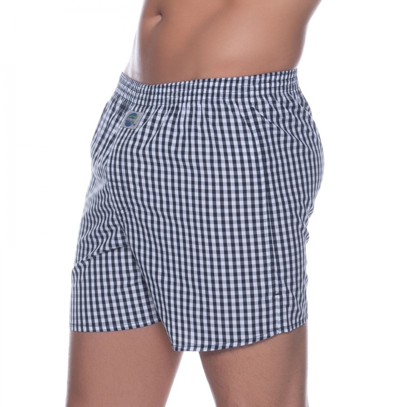D.E.A.LInternational_Boxershorts_Schwarz&Weiß_kariert
