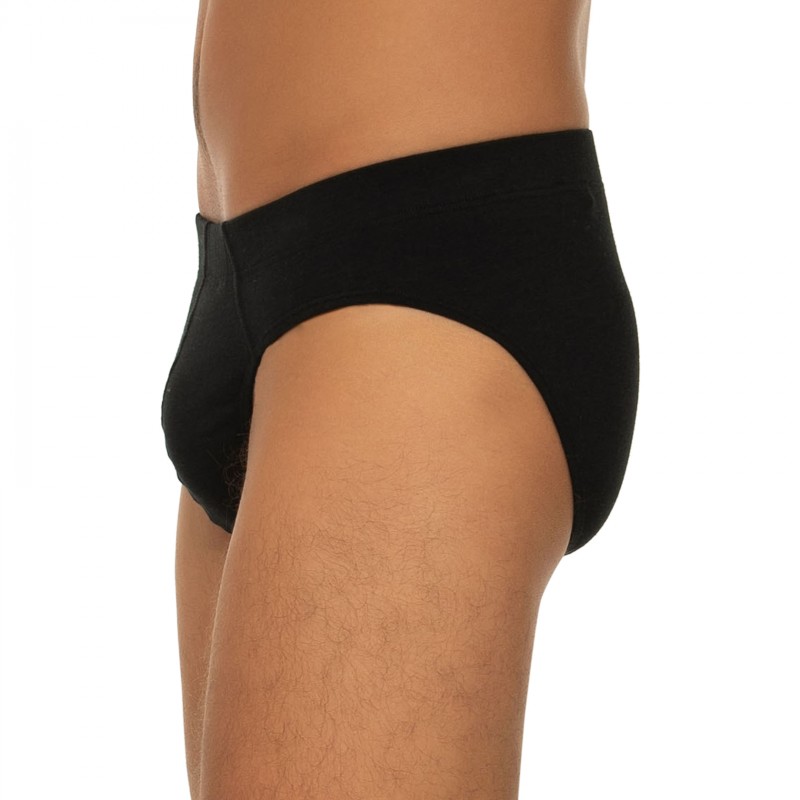 Boxerman_Herrenunterwäsche_Seidensticker_3-er Set_Classic Slip_Schwarz