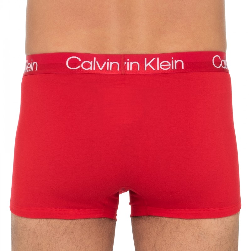 CalvinKlein_3-erSet_Trunks_Grau,Rot&Schwarz