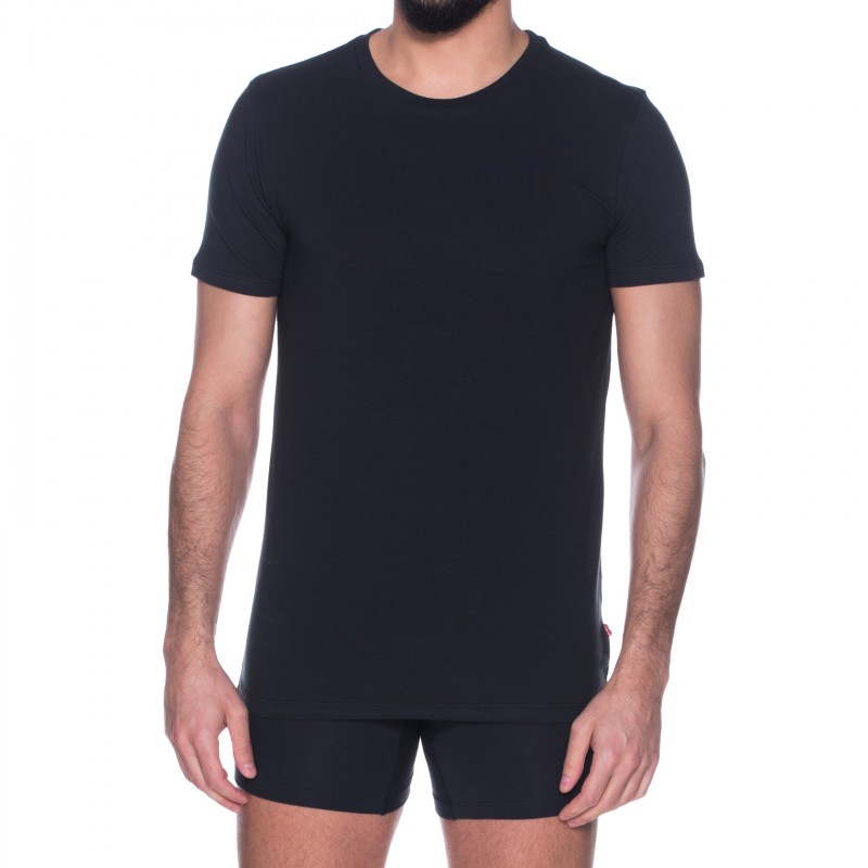 Levi's_2-er Set_T-Shirt_Rundhals_Schwarz
