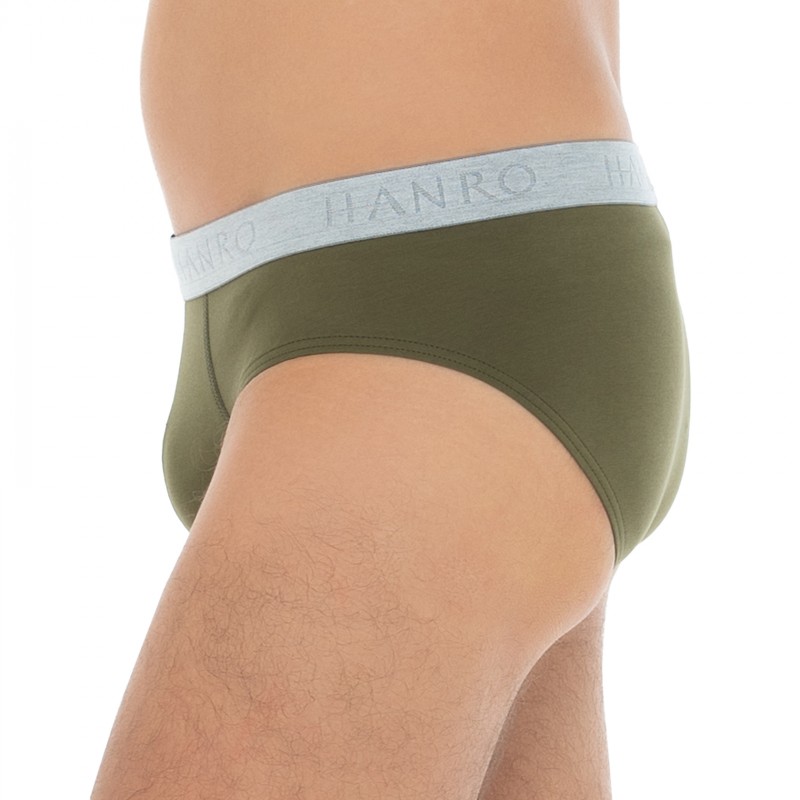 Hanro_2-erSet_Slips_Blau&Khaki