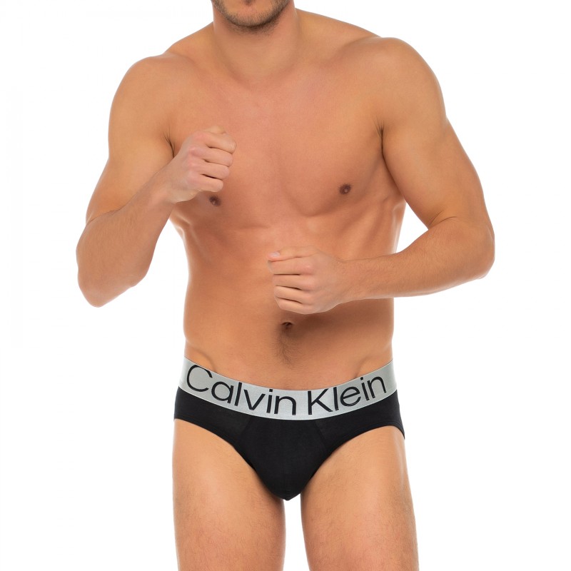 Boxerman_Herrenunterwäsche_Calvin Klein_3-er Set_Slips_Schwarz Grau & Weiß