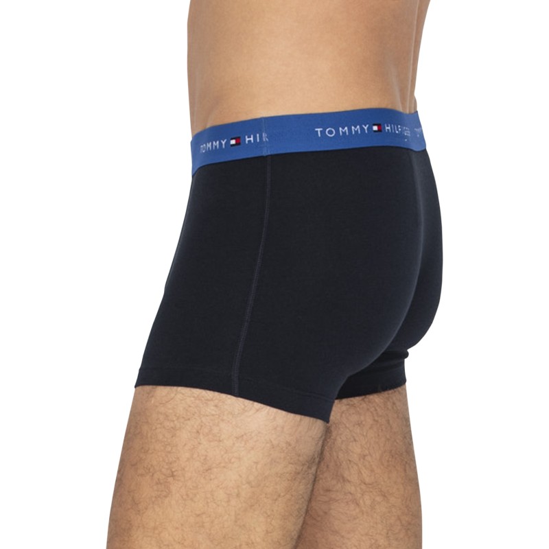 TommyHilfiger_3-erSet_Trunks_Blau_mitverschiedenfarbigemWebbund