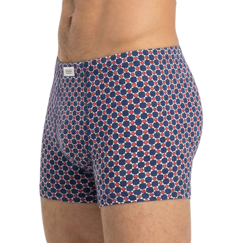 Mey_Shorty_Blau_Rot_gemustert