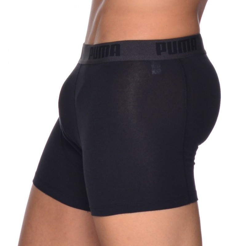 Puma 2-er Set Basic Boxer Schwarz