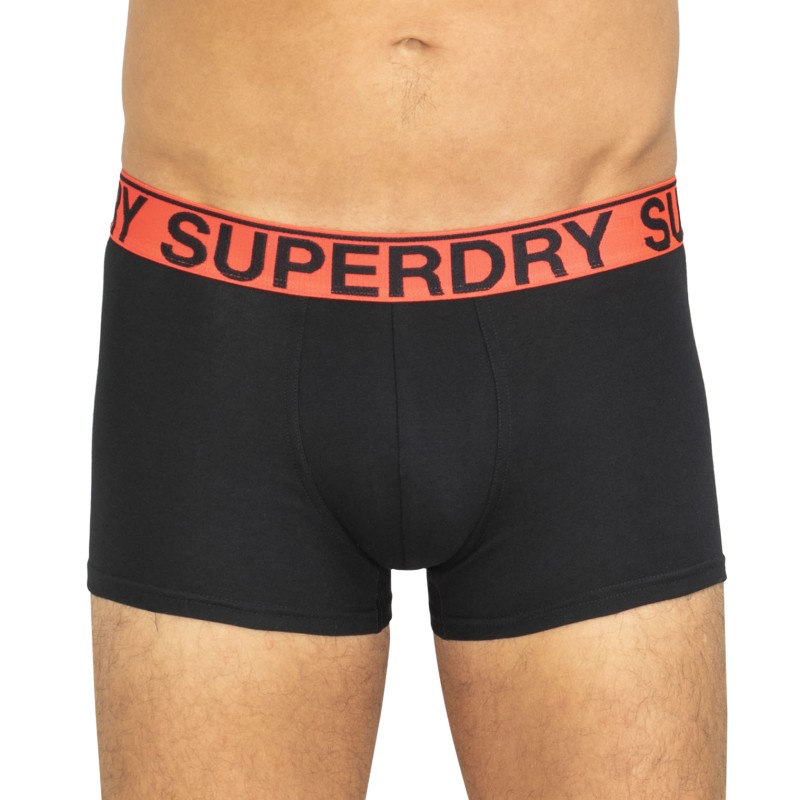 Superdry_3-erSet_Trunks_Schwarz,Orange&Grau