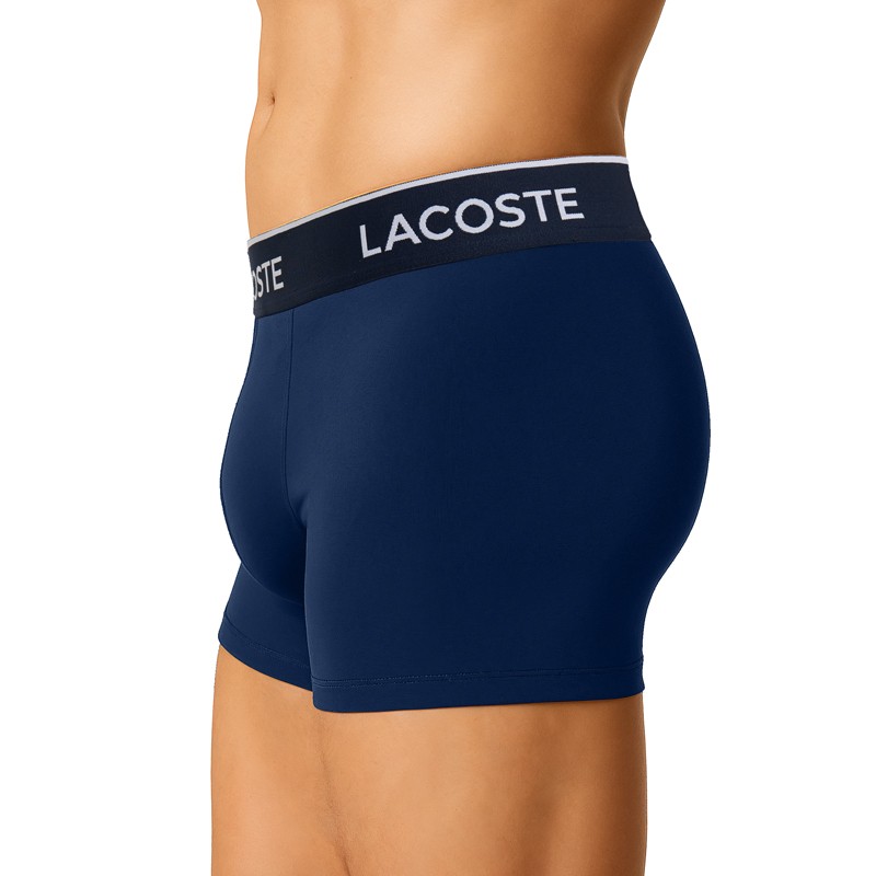 Lacoste 3-er Set Trunks Blau, Rot & Dunkelblau