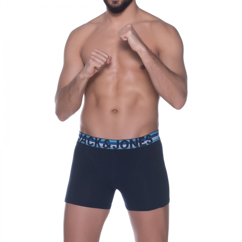 Jack&Jones_3-erSet_Trunks_Schwarz&Blau